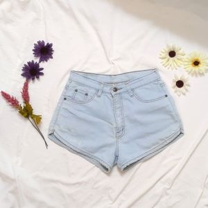 High rise Denim Shorts